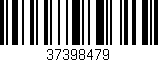 Código de barras (EAN, GTIN, SKU, ISBN): '37398479'