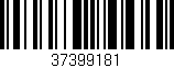 Código de barras (EAN, GTIN, SKU, ISBN): '37399181'