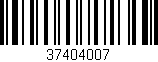 Código de barras (EAN, GTIN, SKU, ISBN): '37404007'