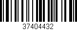 Código de barras (EAN, GTIN, SKU, ISBN): '37404432'