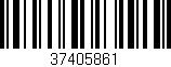 Código de barras (EAN, GTIN, SKU, ISBN): '37405861'