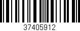 Código de barras (EAN, GTIN, SKU, ISBN): '37405912'