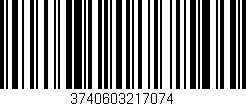 Código de barras (EAN, GTIN, SKU, ISBN): '3740603217074'
