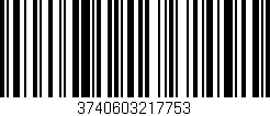 Código de barras (EAN, GTIN, SKU, ISBN): '3740603217753'