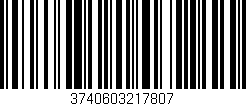 Código de barras (EAN, GTIN, SKU, ISBN): '3740603217807'