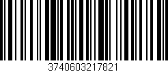 Código de barras (EAN, GTIN, SKU, ISBN): '3740603217821'