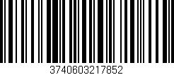 Código de barras (EAN, GTIN, SKU, ISBN): '3740603217852'