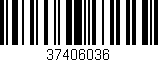 Código de barras (EAN, GTIN, SKU, ISBN): '37406036'