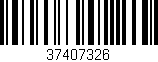 Código de barras (EAN, GTIN, SKU, ISBN): '37407326'