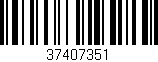 Código de barras (EAN, GTIN, SKU, ISBN): '37407351'