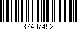 Código de barras (EAN, GTIN, SKU, ISBN): '37407452'