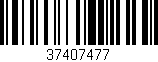 Código de barras (EAN, GTIN, SKU, ISBN): '37407477'