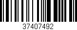 Código de barras (EAN, GTIN, SKU, ISBN): '37407492'