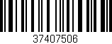 Código de barras (EAN, GTIN, SKU, ISBN): '37407506'