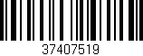 Código de barras (EAN, GTIN, SKU, ISBN): '37407519'
