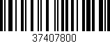 Código de barras (EAN, GTIN, SKU, ISBN): '37407800'