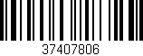 Código de barras (EAN, GTIN, SKU, ISBN): '37407806'
