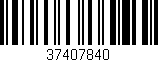 Código de barras (EAN, GTIN, SKU, ISBN): '37407840'