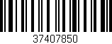 Código de barras (EAN, GTIN, SKU, ISBN): '37407850'