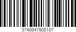 Código de barras (EAN, GTIN, SKU, ISBN): '3740847900107'