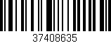 Código de barras (EAN, GTIN, SKU, ISBN): '37408635'