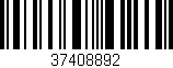 Código de barras (EAN, GTIN, SKU, ISBN): '37408892'