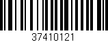 Código de barras (EAN, GTIN, SKU, ISBN): '37410121'