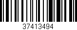 Código de barras (EAN, GTIN, SKU, ISBN): '37413494'
