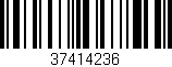 Código de barras (EAN, GTIN, SKU, ISBN): '37414236'