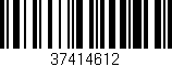 Código de barras (EAN, GTIN, SKU, ISBN): '37414612'