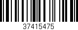 Código de barras (EAN, GTIN, SKU, ISBN): '37415475'
