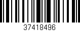 Código de barras (EAN, GTIN, SKU, ISBN): '37418496'