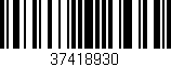 Código de barras (EAN, GTIN, SKU, ISBN): '37418930'