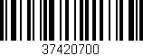 Código de barras (EAN, GTIN, SKU, ISBN): '37420700'