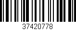 Código de barras (EAN, GTIN, SKU, ISBN): '37420778'
