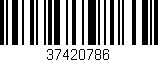 Código de barras (EAN, GTIN, SKU, ISBN): '37420786'