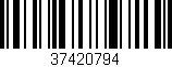 Código de barras (EAN, GTIN, SKU, ISBN): '37420794'