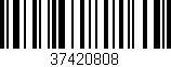 Código de barras (EAN, GTIN, SKU, ISBN): '37420808'