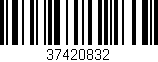 Código de barras (EAN, GTIN, SKU, ISBN): '37420832'