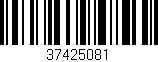 Código de barras (EAN, GTIN, SKU, ISBN): '37425081'