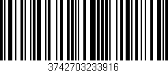 Código de barras (EAN, GTIN, SKU, ISBN): '3742703233916'