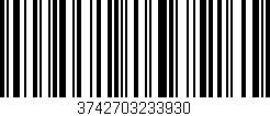Código de barras (EAN, GTIN, SKU, ISBN): '3742703233930'