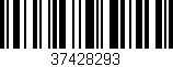 Código de barras (EAN, GTIN, SKU, ISBN): '37428293'