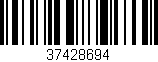 Código de barras (EAN, GTIN, SKU, ISBN): '37428694'