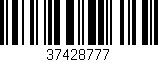 Código de barras (EAN, GTIN, SKU, ISBN): '37428777'