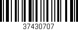 Código de barras (EAN, GTIN, SKU, ISBN): '37430707'