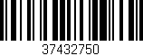 Código de barras (EAN, GTIN, SKU, ISBN): '37432750'