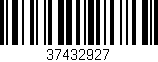 Código de barras (EAN, GTIN, SKU, ISBN): '37432927'