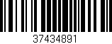 Código de barras (EAN, GTIN, SKU, ISBN): '37434891'