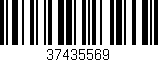 Código de barras (EAN, GTIN, SKU, ISBN): '37435569'